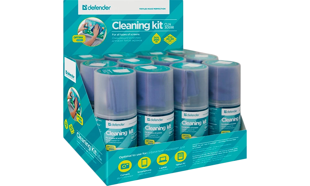 Set de curatire p/u ecran Defender CLN-30598 block specification img 2