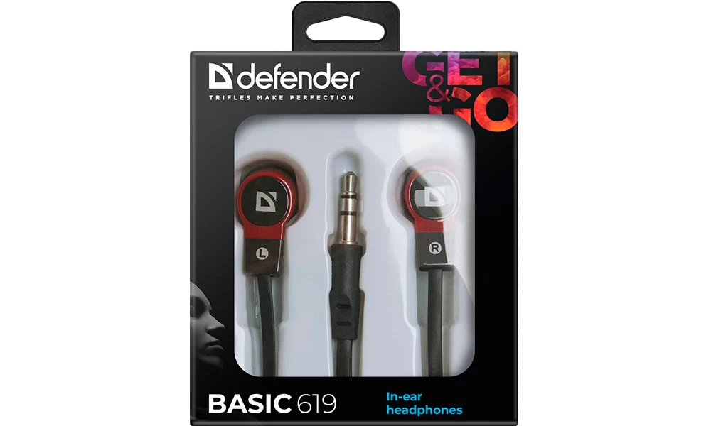 Casti cu fir Defender Basic 619 block specification img 2