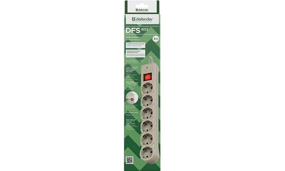 Filtru de retea  Defender DFS603 block specification img 2