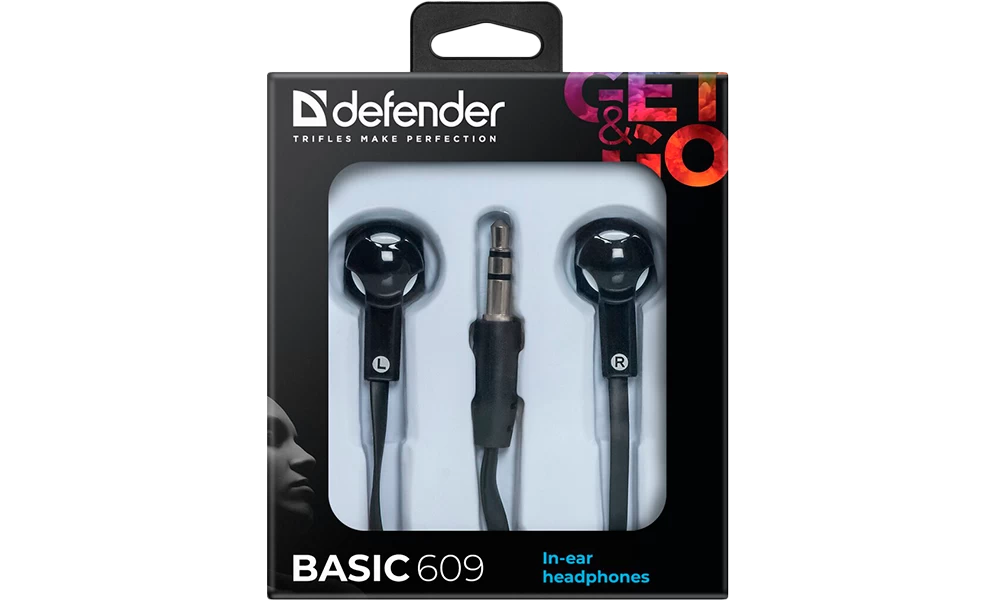 Casti cu fir Defender Basic 609 block specification img 2