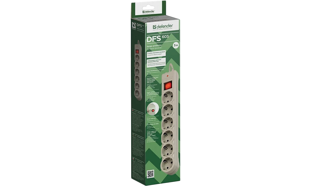 Filtru de retea  Defender DFS603 block specification img 3