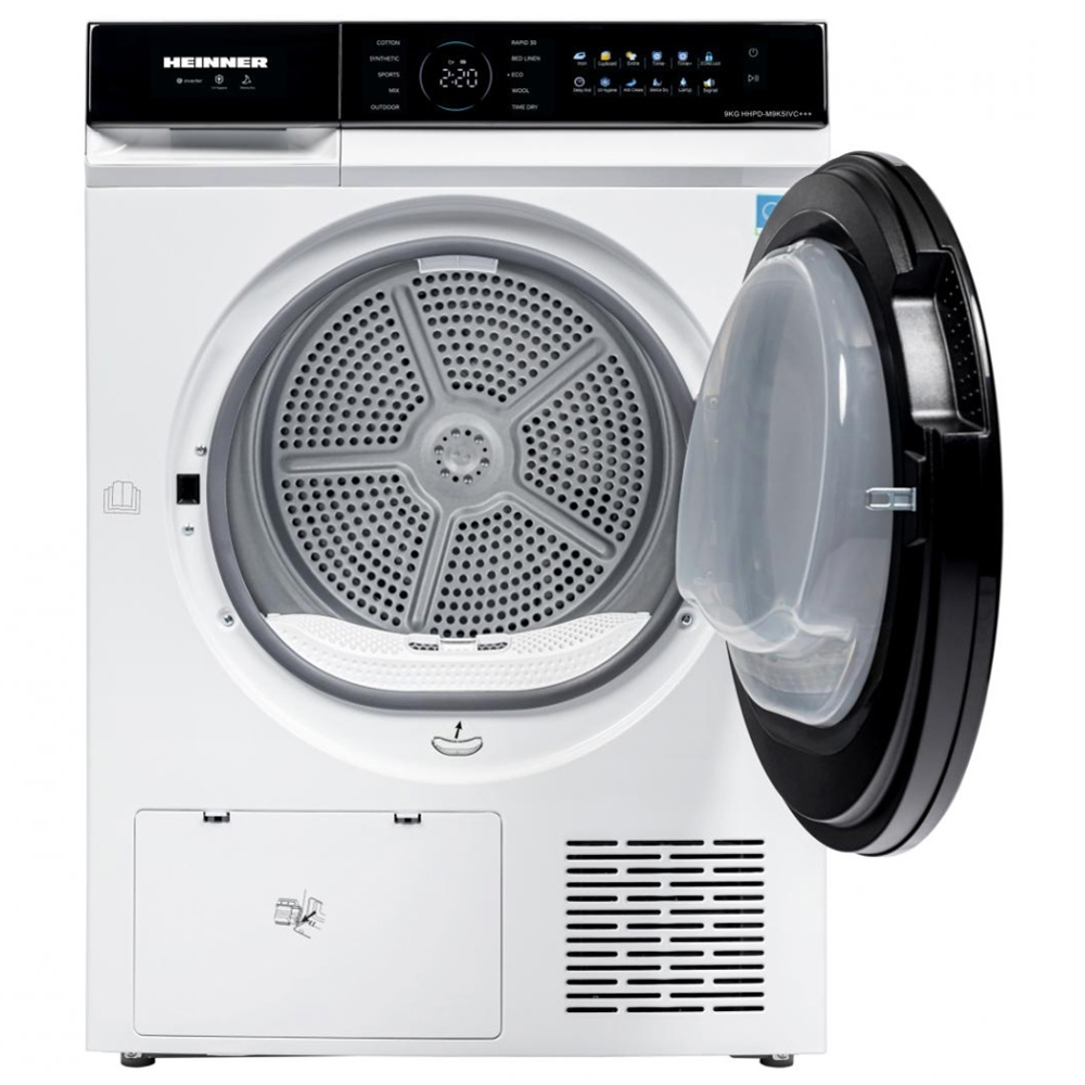Сушильная машина Heinner HHPD-M9K5IVC+++ / 9 кг / C / Белый photo 2