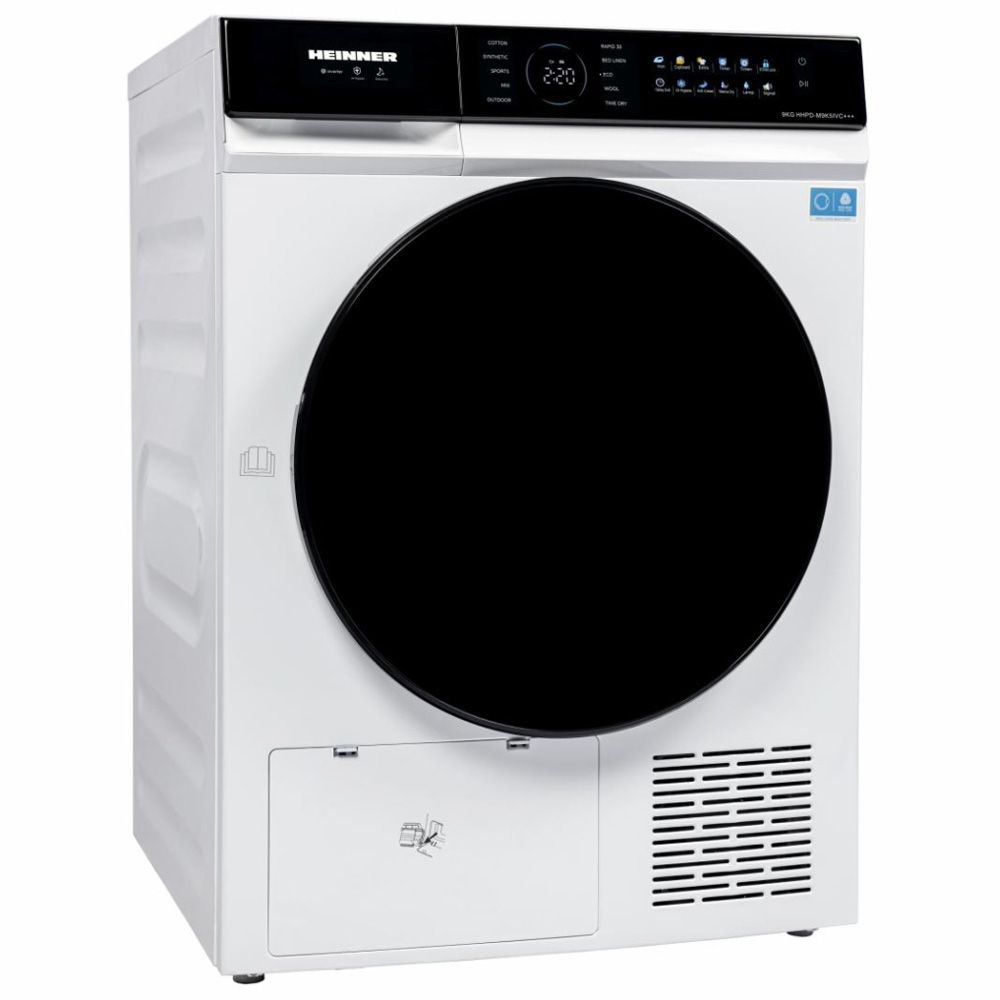 Сушильная машина Heinner HHPD-M9K5IVC+++ / 9 кг / C / Белый photo 3
