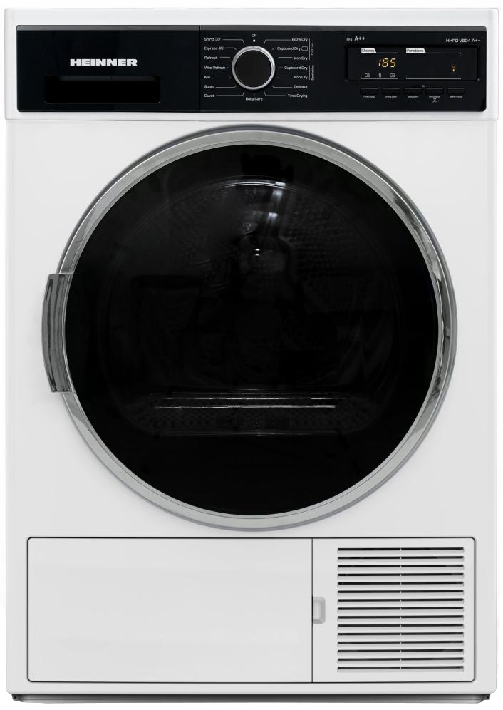 Сушильная машина Heinner HHPDV804A++ / 8 кг / A++ / Белый photo 1