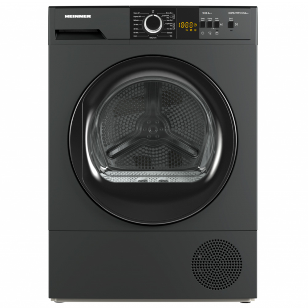 Masina de uscat rufe Heinner HHPDV8T1CHSA++ / 8 kg / A++ / Gri photo 1