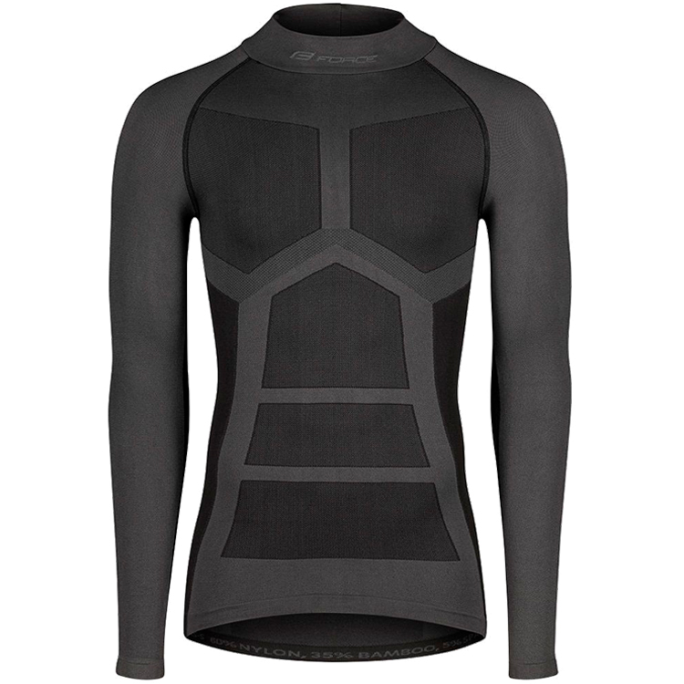 Tricou termica cu maneca lunga Force F GRIM/Negru photo 1 Tricou termica cu maneca lunga Force F GRIM/Negru photo 1
