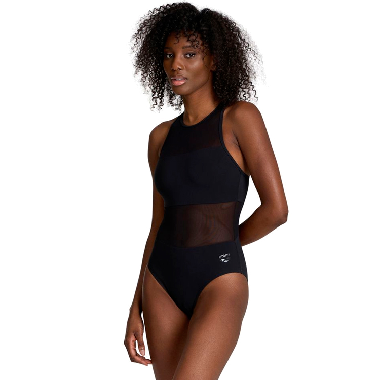 Купальник Arena MESH PANELS SWIMSUIT VENT BACK 36 Черный Женский photo 1 Купальник Arena MESH PANELS SWIMSUIT VENT BACK 36 Черный Женский photo 1