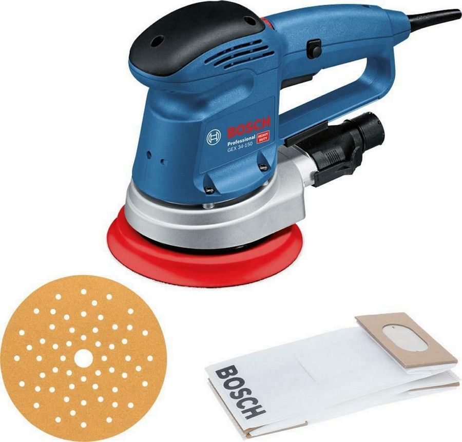 Эксцентриковая шлифмашина Bosch GEX AC 34-150, 0601372800 photo 2