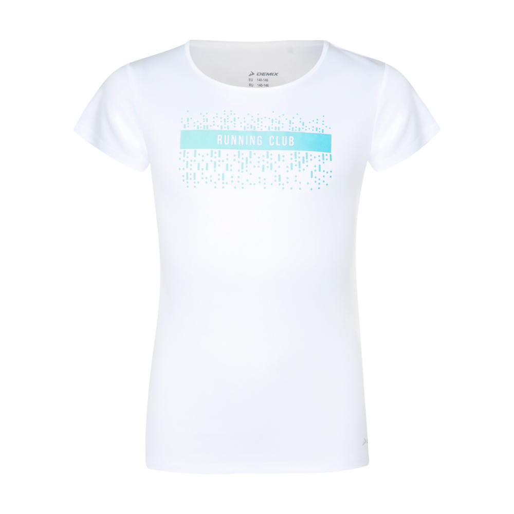 Tricou Demix Run Tee G / Femei / 122-128 / Alb photo 1 Tricou Demix Run Tee G / Femei / 122-128 / Alb photo 1