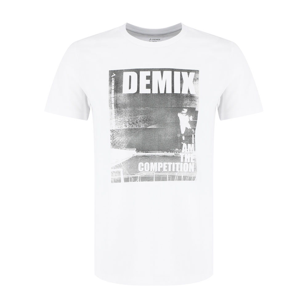 Tricou bărbătesc Demix tshirt 46 Alb photo 1 Tricou bărbătesc Demix tshirt 46 Alb photo 1