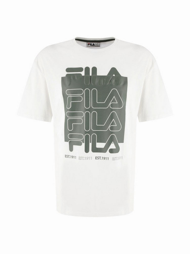 Футболка мужская Fila M Tee 44-46 Белый photo 1 Футболка мужская Fila M Tee 44-46 Белый photo 1