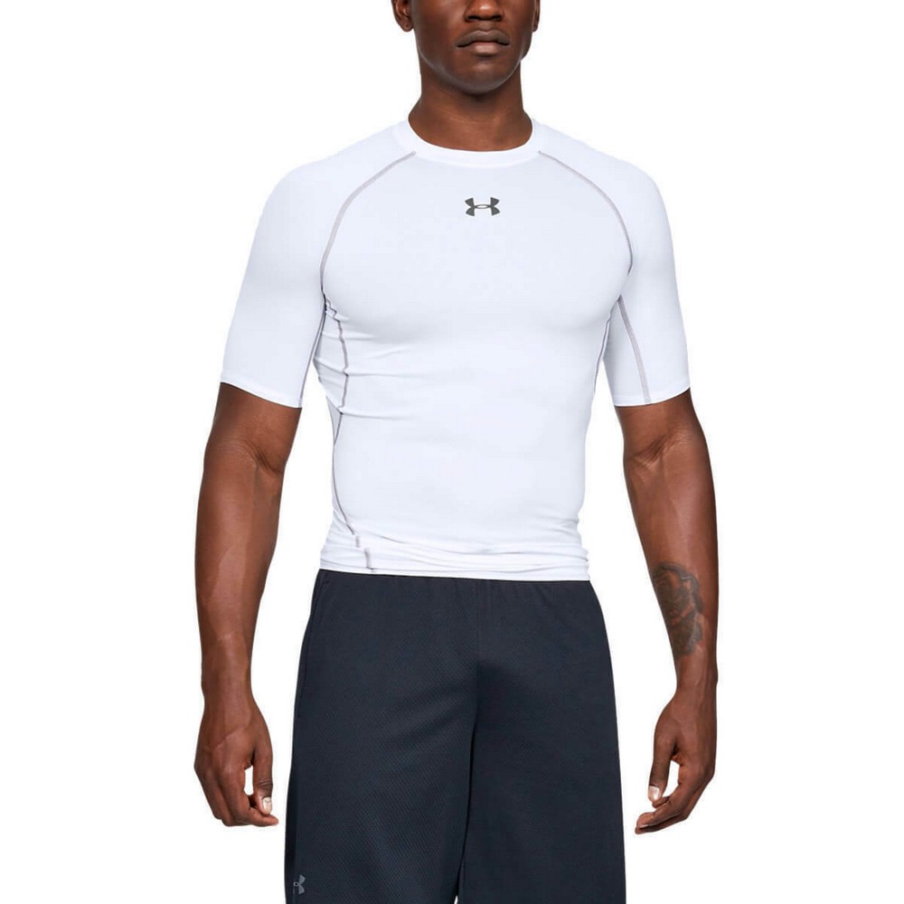 Tricou bărbătesc Under Armour UA HG ARMOUR SS M Alb photo 3