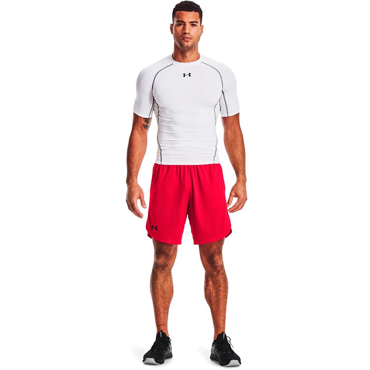 Sorti de bărbați Under Armour UA KNIT TRAINING SHORTS L Rosu photo 3