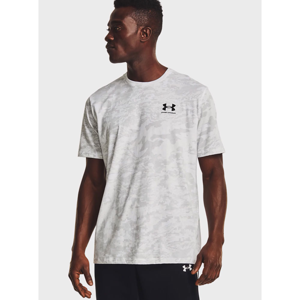 Tricou bărbătesc Under Armour UA ABC CAMO SS LG Alb photo 3