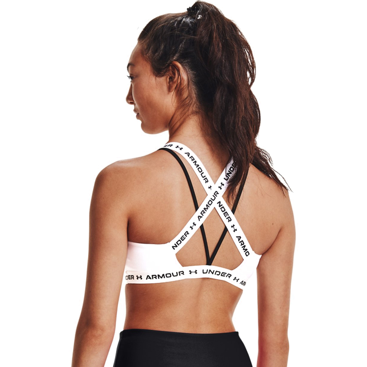 Bra sportive Under Armour UA Crossback Low / Femei / L / Alb photo 4