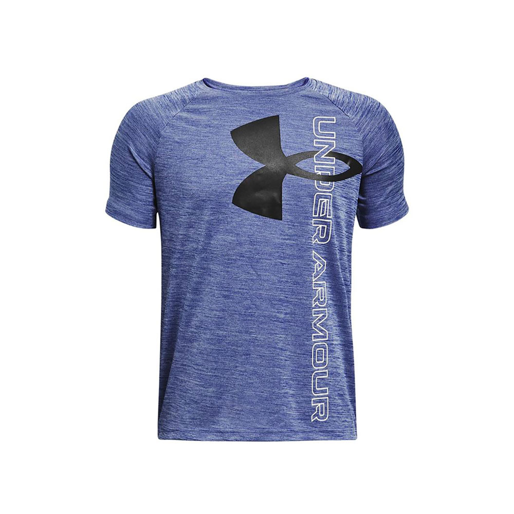 Tricou Under Armour UA Tech Split Logo Hybrid SS photo Tricou Under Armour UA Tech Split Logo Hybrid SS photo