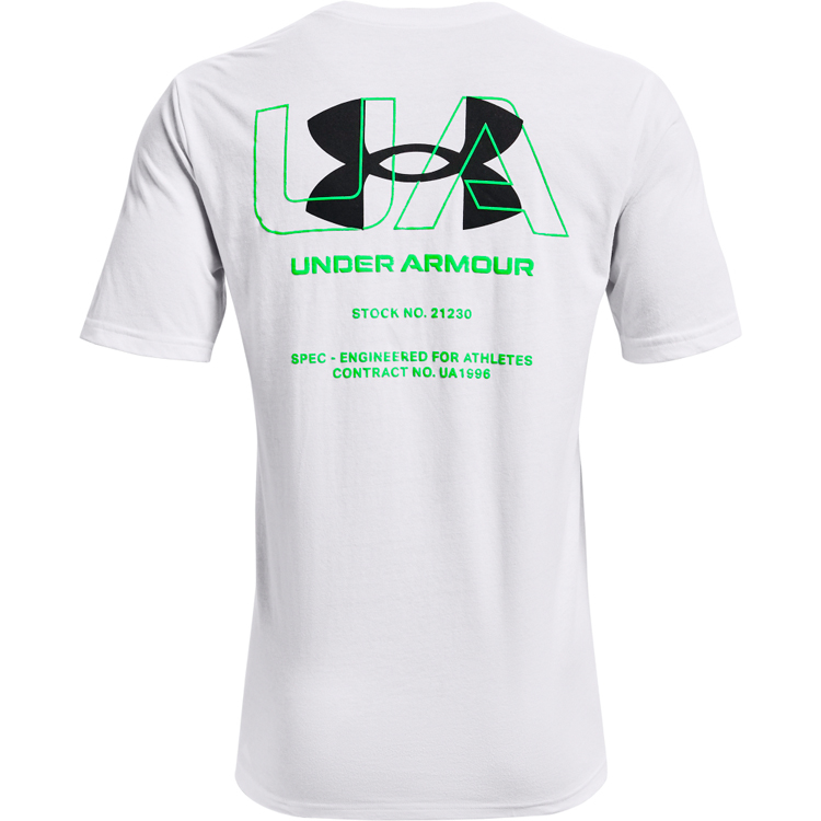Tricou bărbătesc Under Armour UA ENGINEERED SYMBOL SS LG Alb photo 2