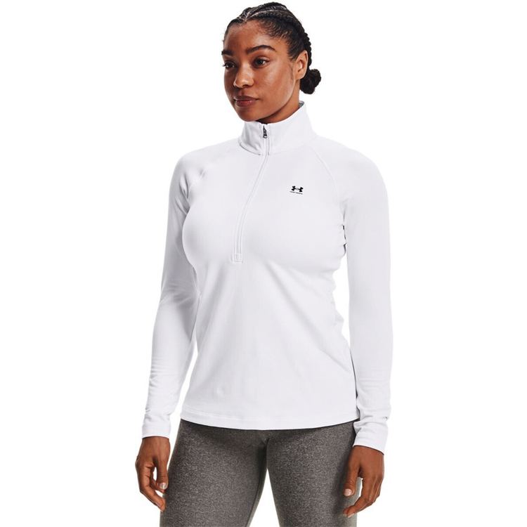 Hanorac Under Armour UA Authentics CG 1/2 Zip / Femei / LG / Alb photo 2