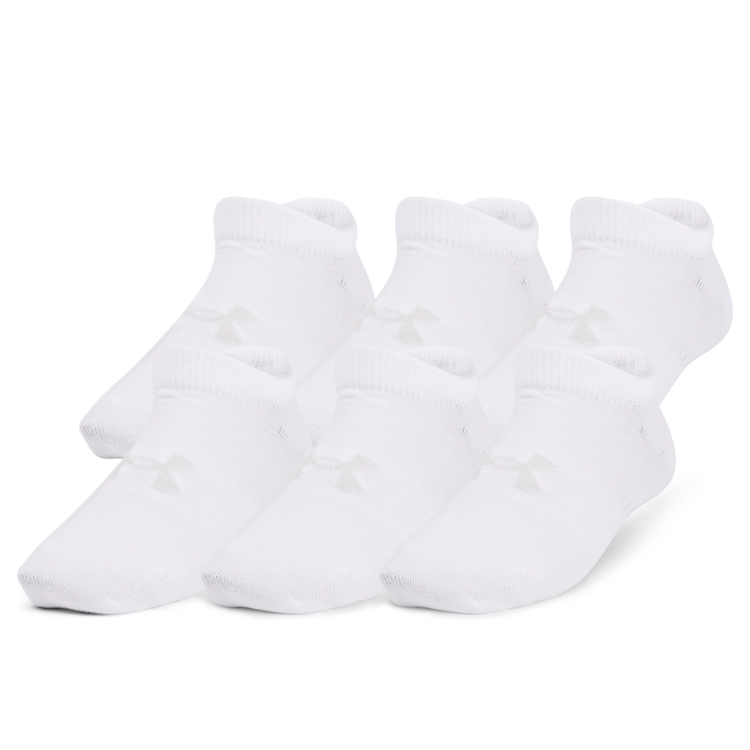 Носки Унисекс Under Armour UA Yth Essential No Show 6pk M Белый photo 1 Носки Унисекс Under Armour UA Yth Essential No Show 6pk M Белый photo 1