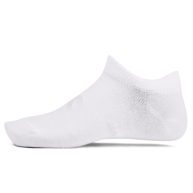 Носки Унисекс Under Armour UA Yth Essential No Show 6pk M Белый photo 2