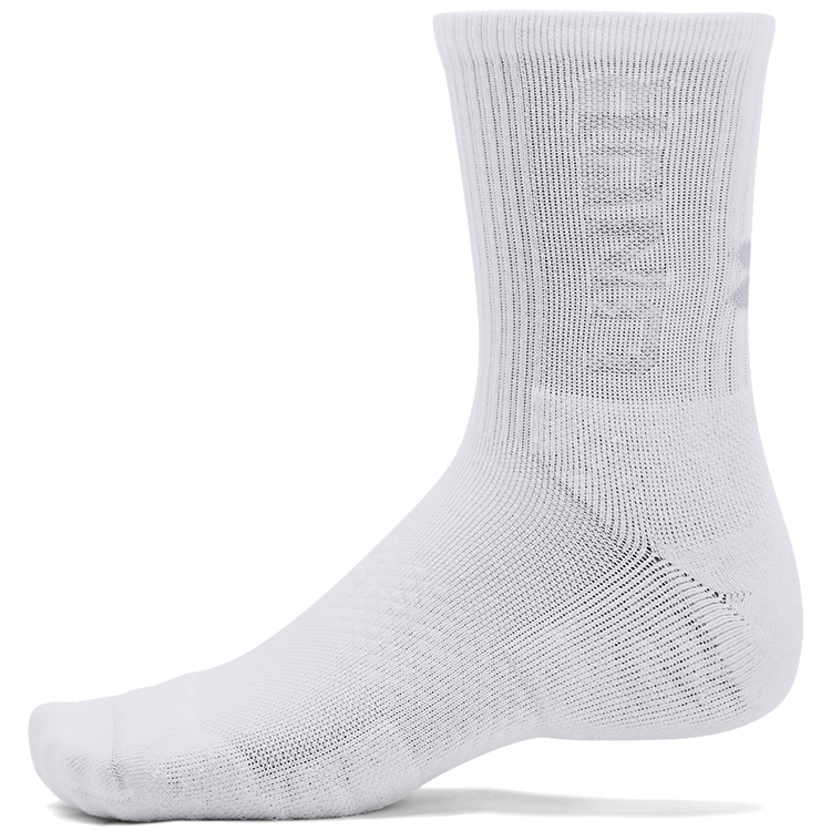 Носки Унисекс Under Armour UA 3-Maker 3pk Mid-Crew L Белый photo 3