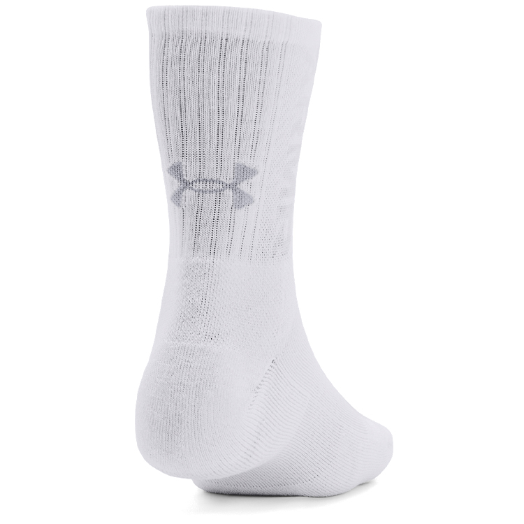 Носки Унисекс Under Armour UA 3-Maker 3pk Mid-Crew L Белый photo 4
