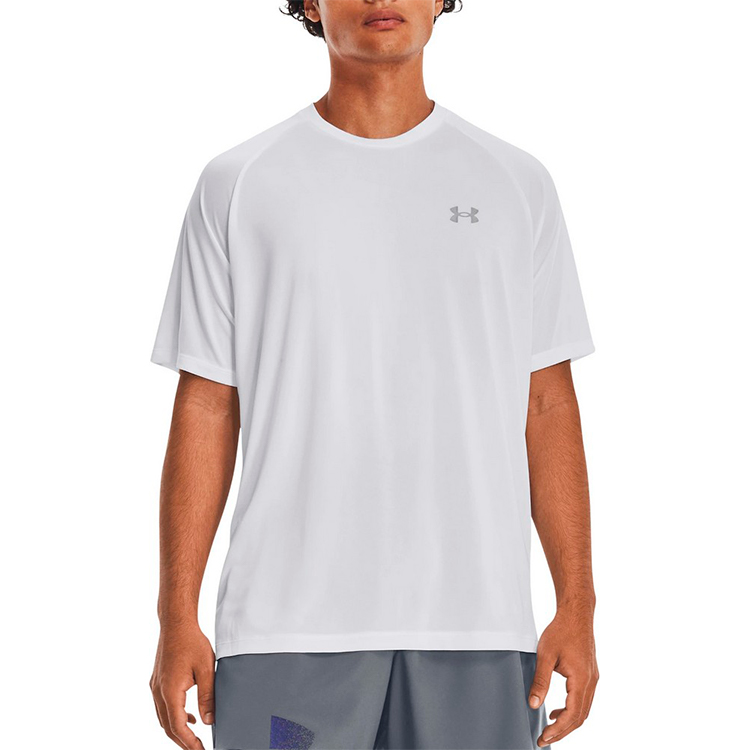 Tricou bărbătesc Under Armour UA M TECH REFLECTIVE SS 3XL Alb photo 3