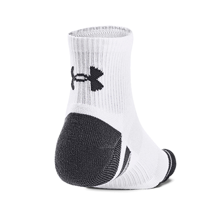 Sosete Unisex Under Armour UA Performance Tech 3pk Qtr M Alb photo 3