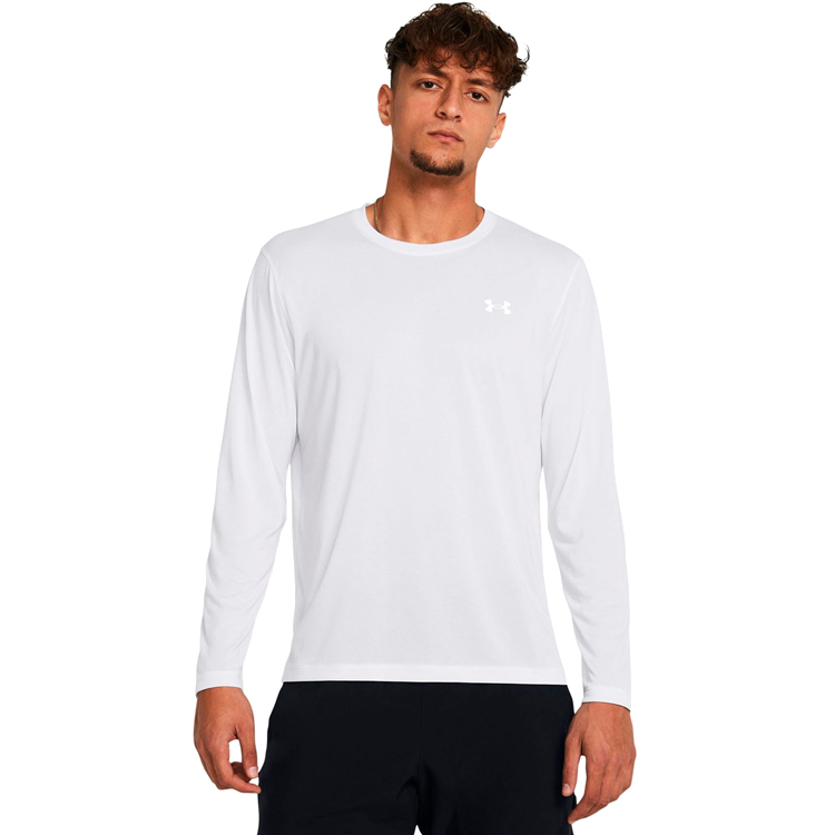 Hanorac pt bărbați Under Armour UA LAUNCH LONGSLEEVE L Alb photo 2