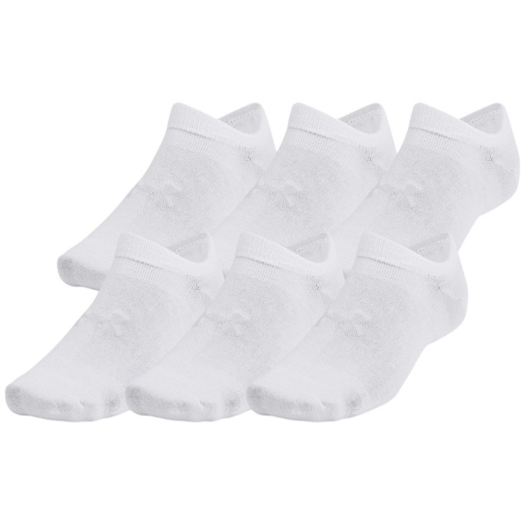 Носки Унисекс Under Armour UA Essential No Show 6pk L Белый photo 1 Носки Унисекс Under Armour UA Essential No Show 6pk L Белый photo 1