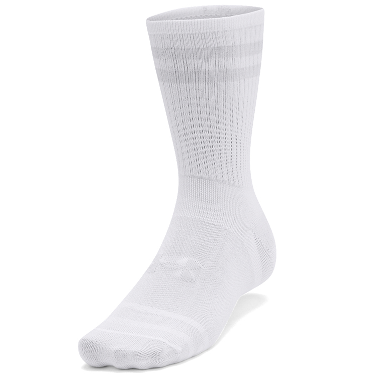 Носки Унисекс Under Armour UA Essential 6pk Crew L Белый photo 2