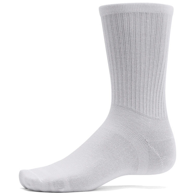 Носки Унисекс Under Armour UA Essential 6pk Crew L Белый photo 3