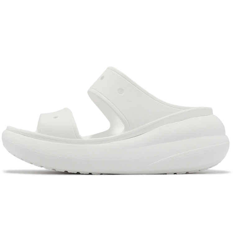 Slapi Crocs Crush Sandal pt Femei / 41-42 / Alb photo 1 Slapi Crocs Crush Sandal pt Femei / 41-42 / Alb photo 1