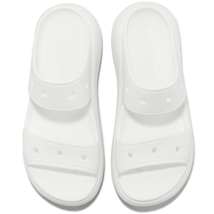 Slapi Crocs Crush Sandal pt Femei / 41-42 / Alb photo 5