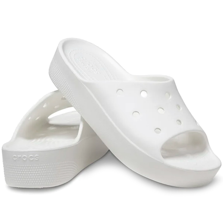 Шлепанцы Crocs Classic Platform Slide / Женский / 33-34 / Белый photo 2