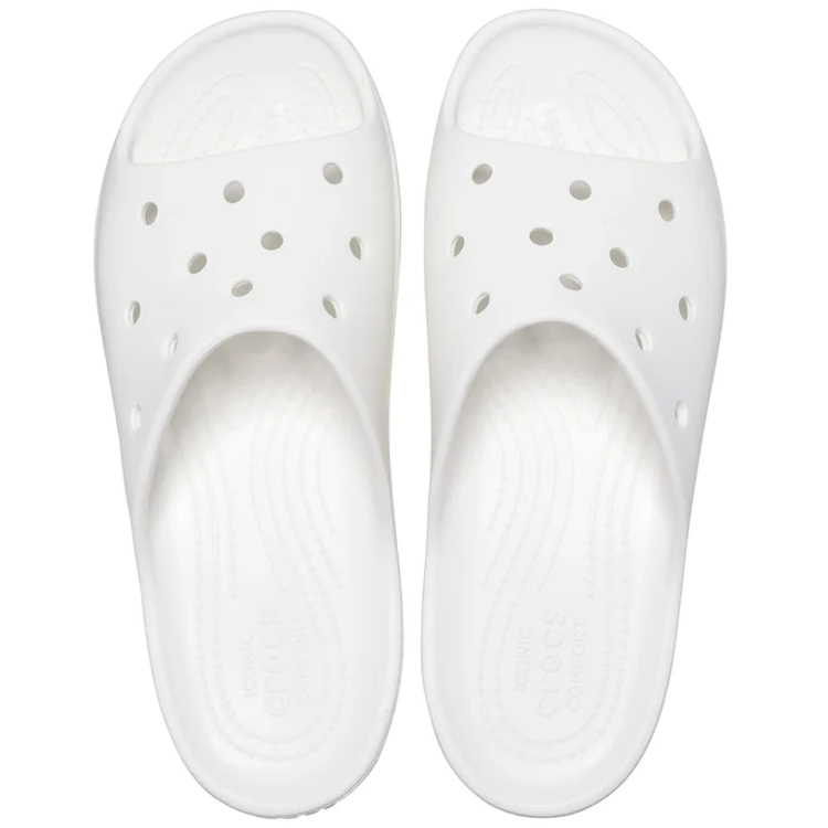Шлепанцы Crocs Classic Platform Slide / Женский / 33-34 / Белый photo 3