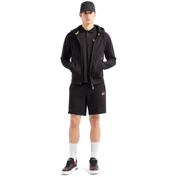 Hanorac pt bărbați EA7 EMPORIO ARMANI SWEATSHIRT S Negru photo 2