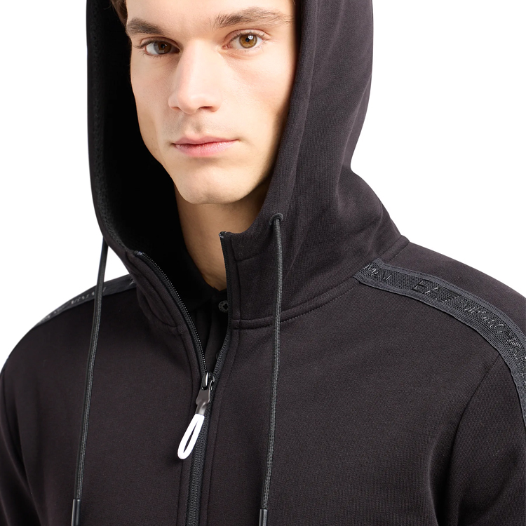 Hanorac pt bărbați EA7 EMPORIO ARMANI SWEATSHIRT S Negru photo 3