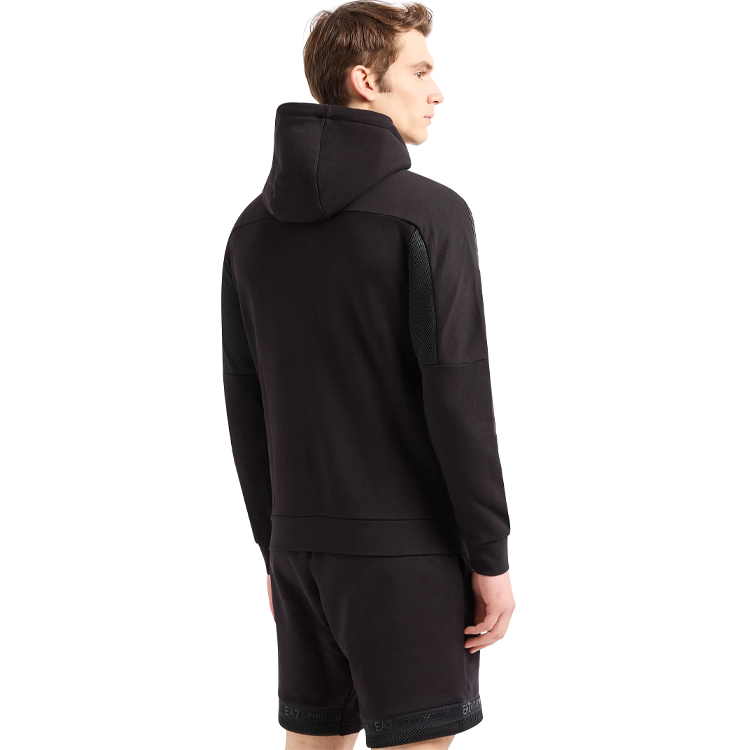 Hanorac pt bărbați EA7 EMPORIO ARMANI SWEATSHIRT S Negru photo 4