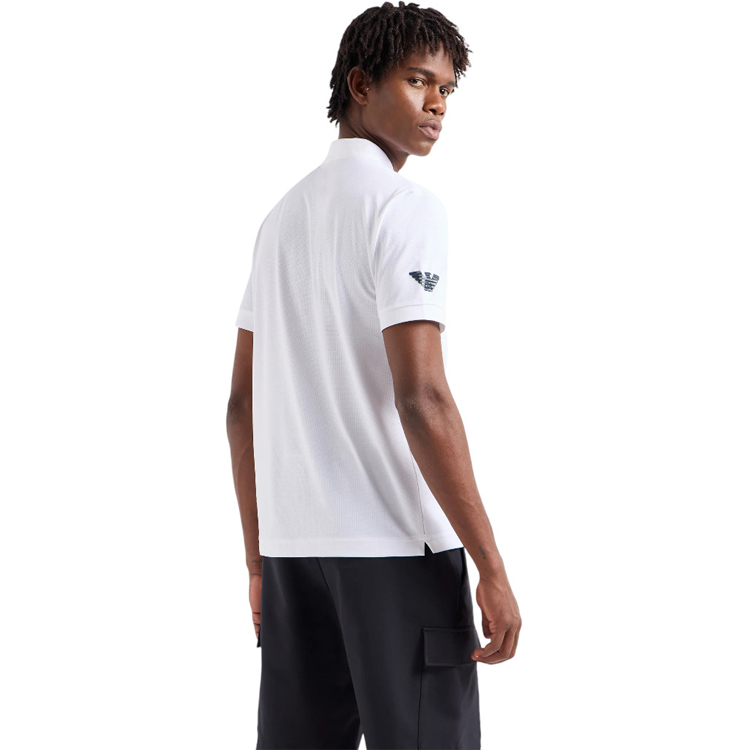  Polo pt bărbați EA7 EMPORIO ARMANI POLO S Alb  photo 3