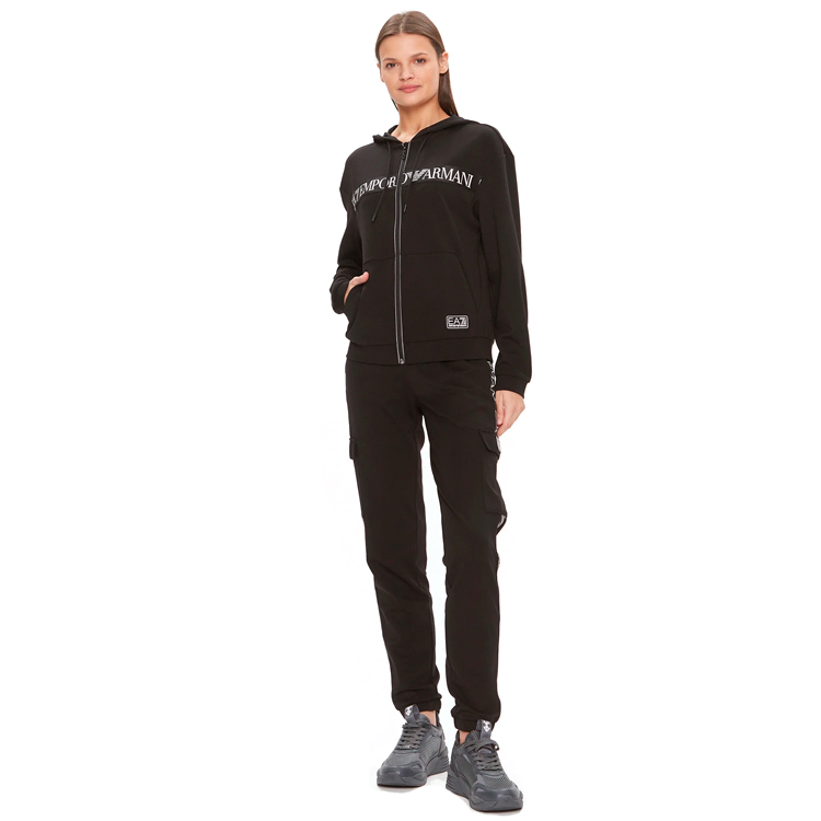 Hanorac EA7 EMPORIO ARMANI SWEATSHIRT XS Negru Femei photo 2