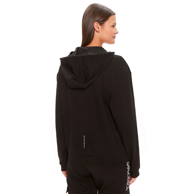 Hanorac EA7 EMPORIO ARMANI SWEATSHIRT XS Negru Femei photo 4