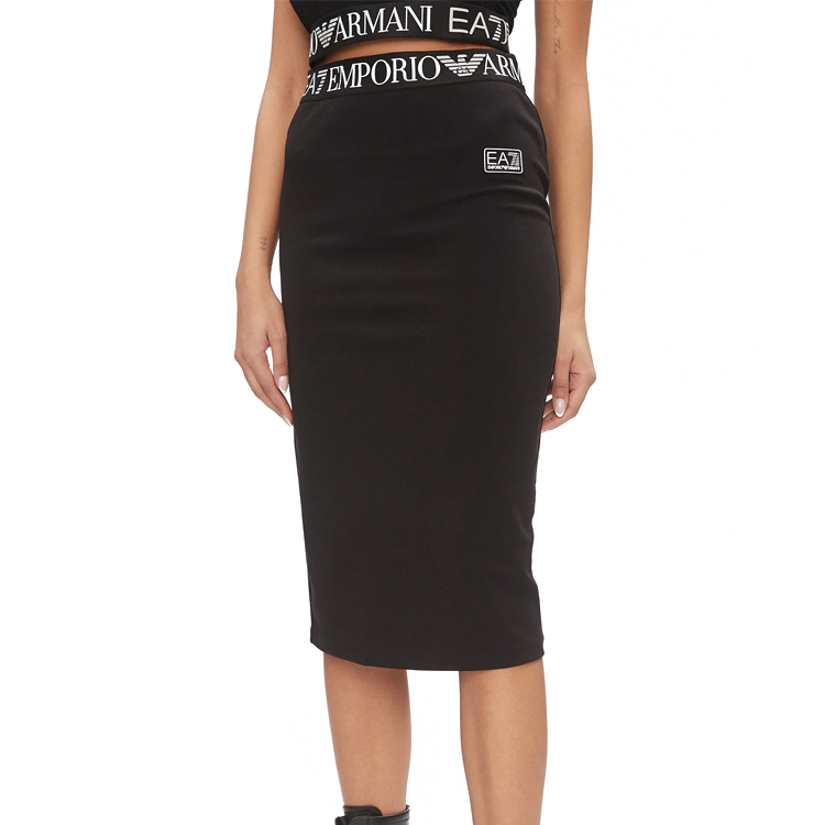 Fusta EA7 EMPORIO ARMANI SKIRT XXS Negru Femei photo 5