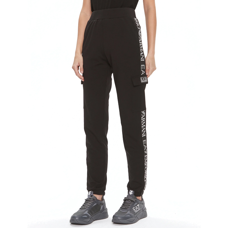 Брюки EA7 EMPORIO ARMANI PANTALONI XXS Черный Женский photo 5