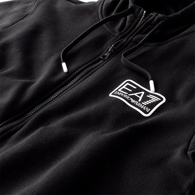 Hanorac pt bărbați EA7 EMPORIO ARMANI SWEATSHIRT EA7 M Negru photo 3