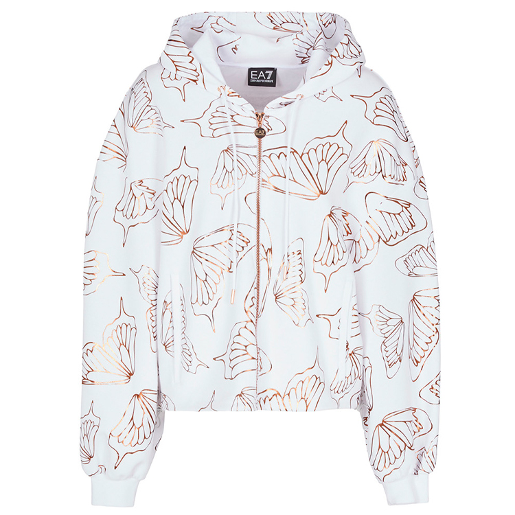 Hanorac EA7 EMPORIO ARMANI SWEATSHIRT XS Alb-aur Femei photo 1 Hanorac EA7 EMPORIO ARMANI SWEATSHIRT XS Alb-aur Femei photo 1
