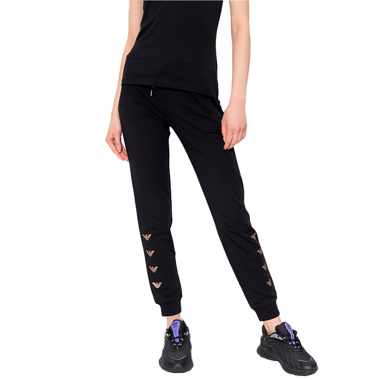 Pantaloni EA7 EMPORIO ARMANI TROUSER XS Negru Femei photo 3