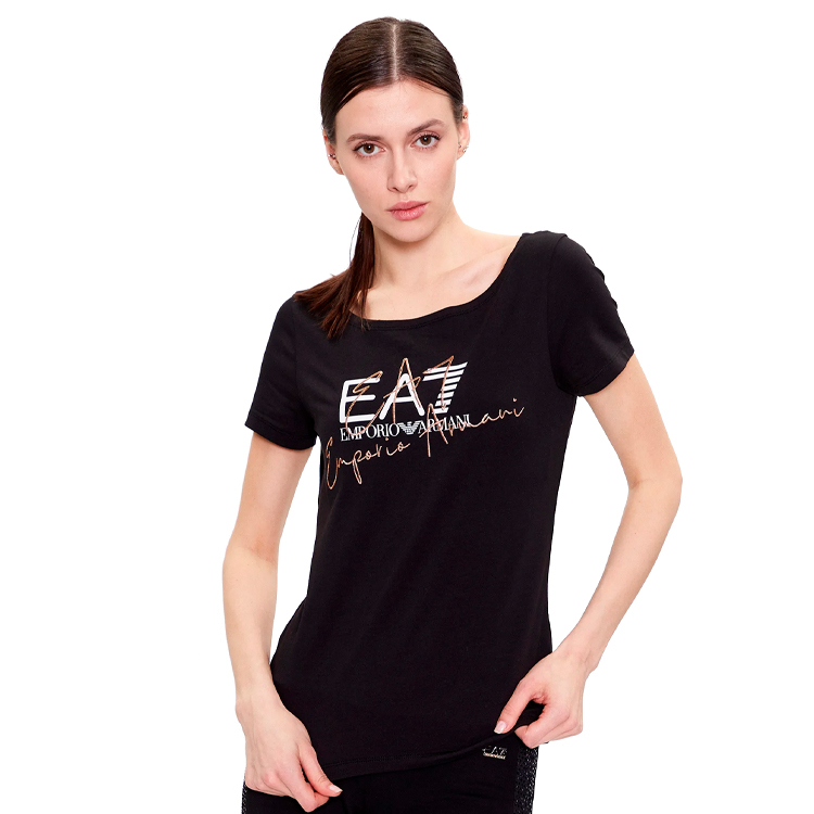 Футболка EA7 EMPORIO ARMANI T-SHIRT XS Черный Женский photo 1 Футболка EA7 EMPORIO ARMANI T-SHIRT XS Черный Женский photo 1