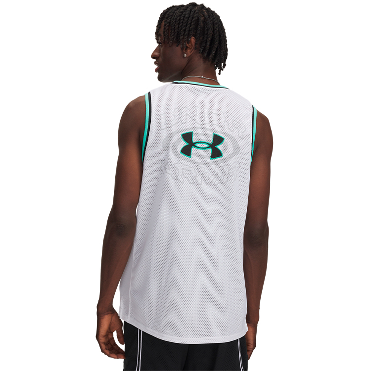 Майка для мужчин Under Armour Zone Pro Mesh Tank Graphic L Белый photo 3