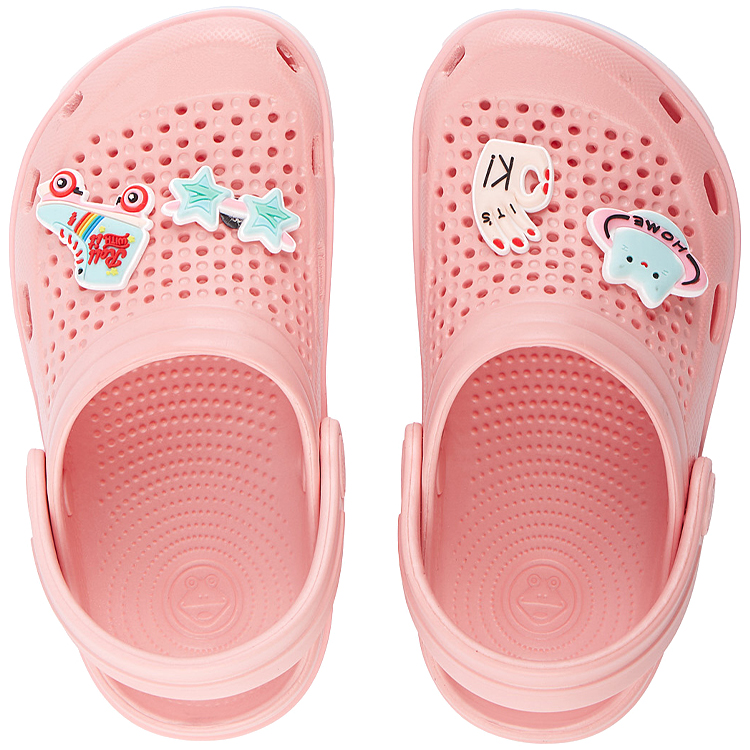 Slapi COQUI Clogs LINDO + Amulet / cm / Roz/Curcubeu photo 3